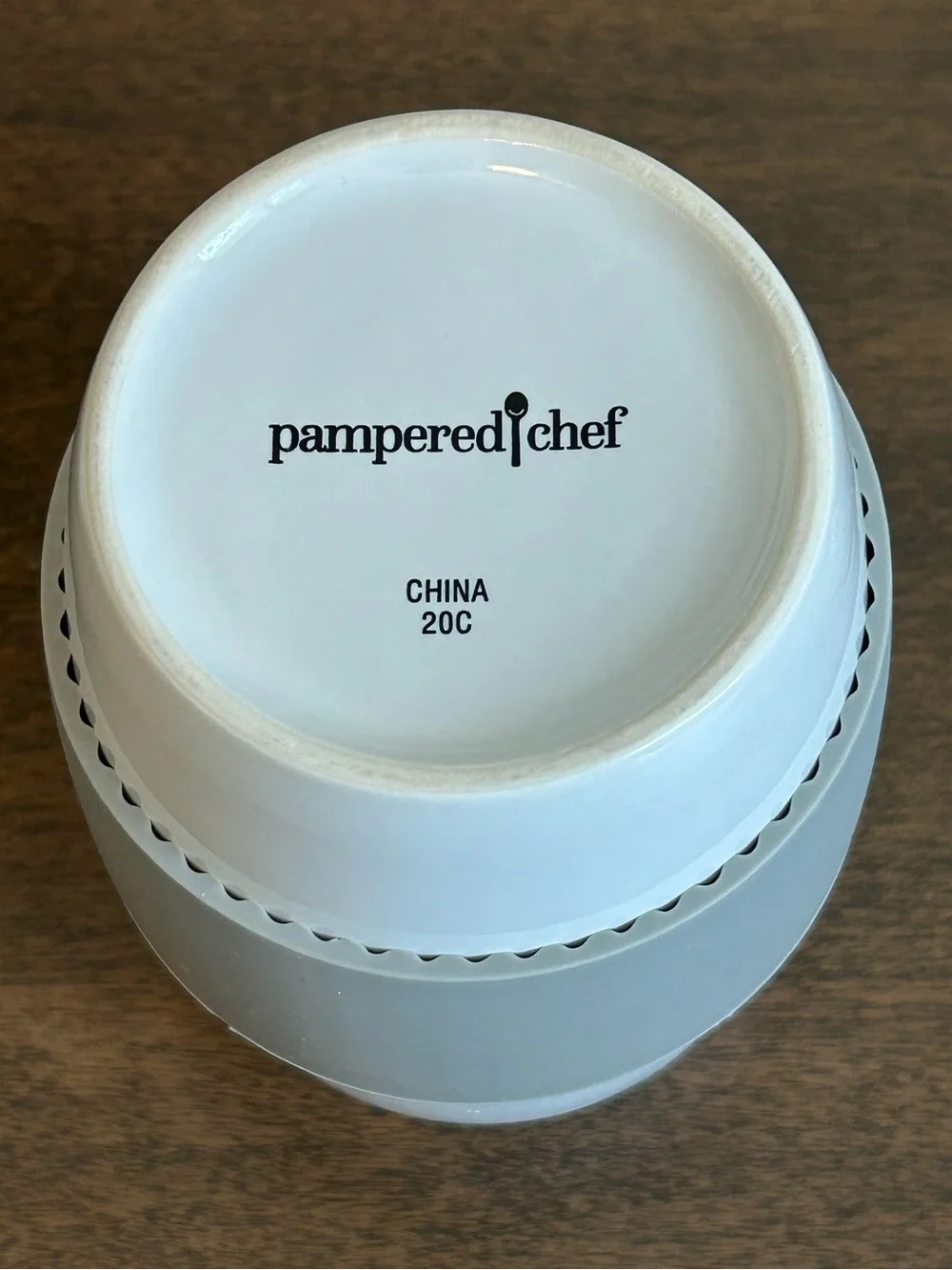 NEW PAMPERED CHEF MICROWAVE CERAMIC EGG OATMEAL COOKER #1529